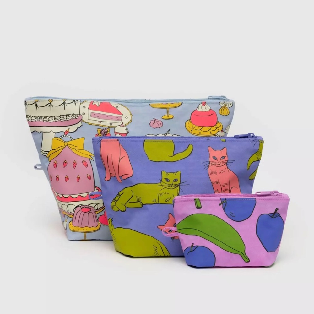 BAGGU pouch set - NWT
